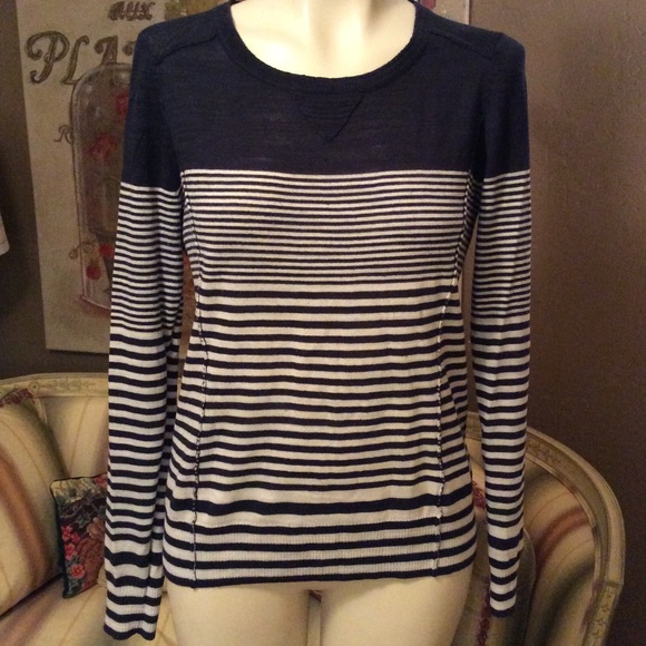 Lucky Brand Sweaters - 4 for $20 Lucky Brand Navy Stripe Sweater Small